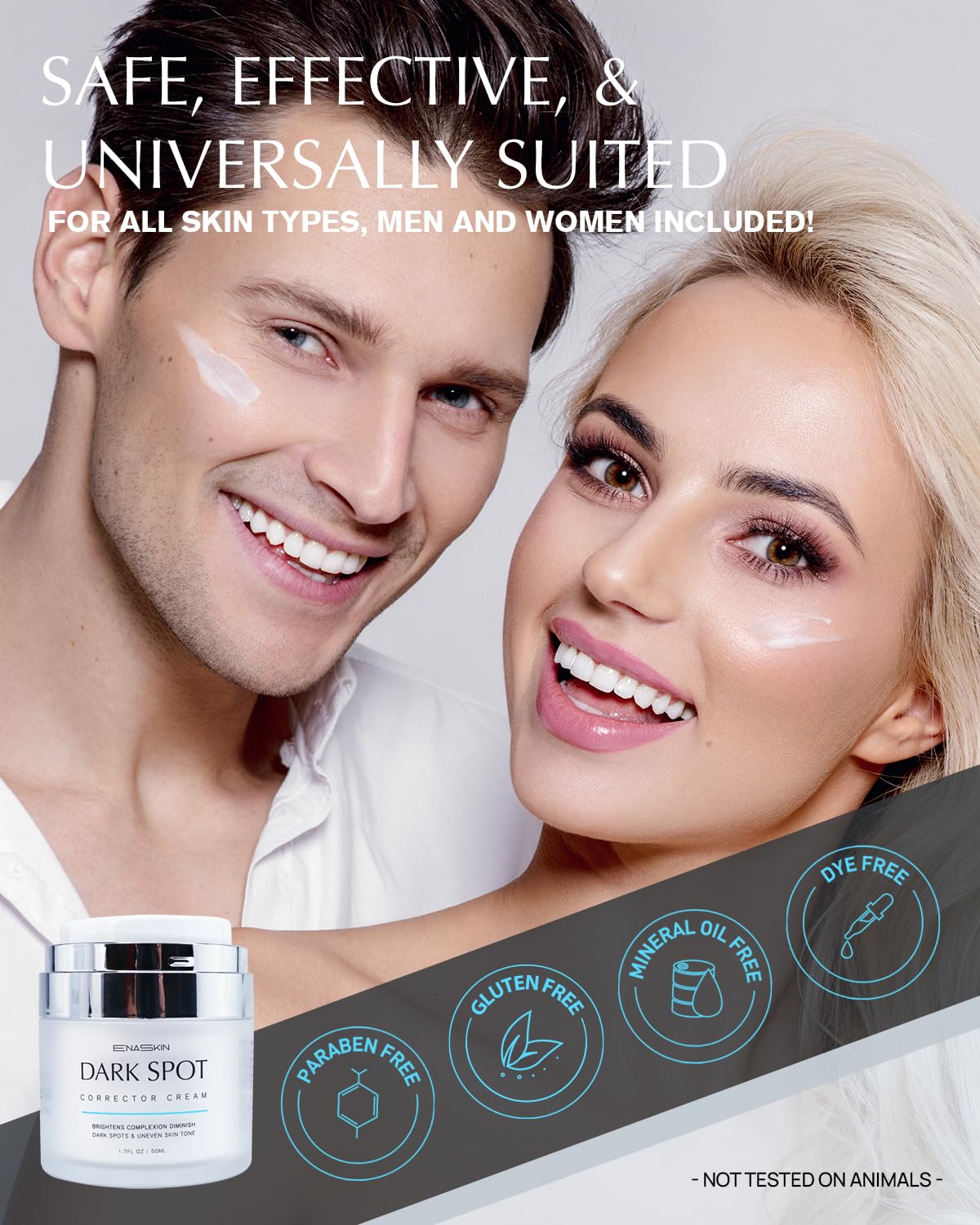 Dark Spot Remover for Face and Body: Hyperpigmentation Treatment - Natural Ingredient - Freckle/Melasma/Sun Spot/Age Spot Remover - Dark Spot Corrector Cream for Women and Men - Image 7