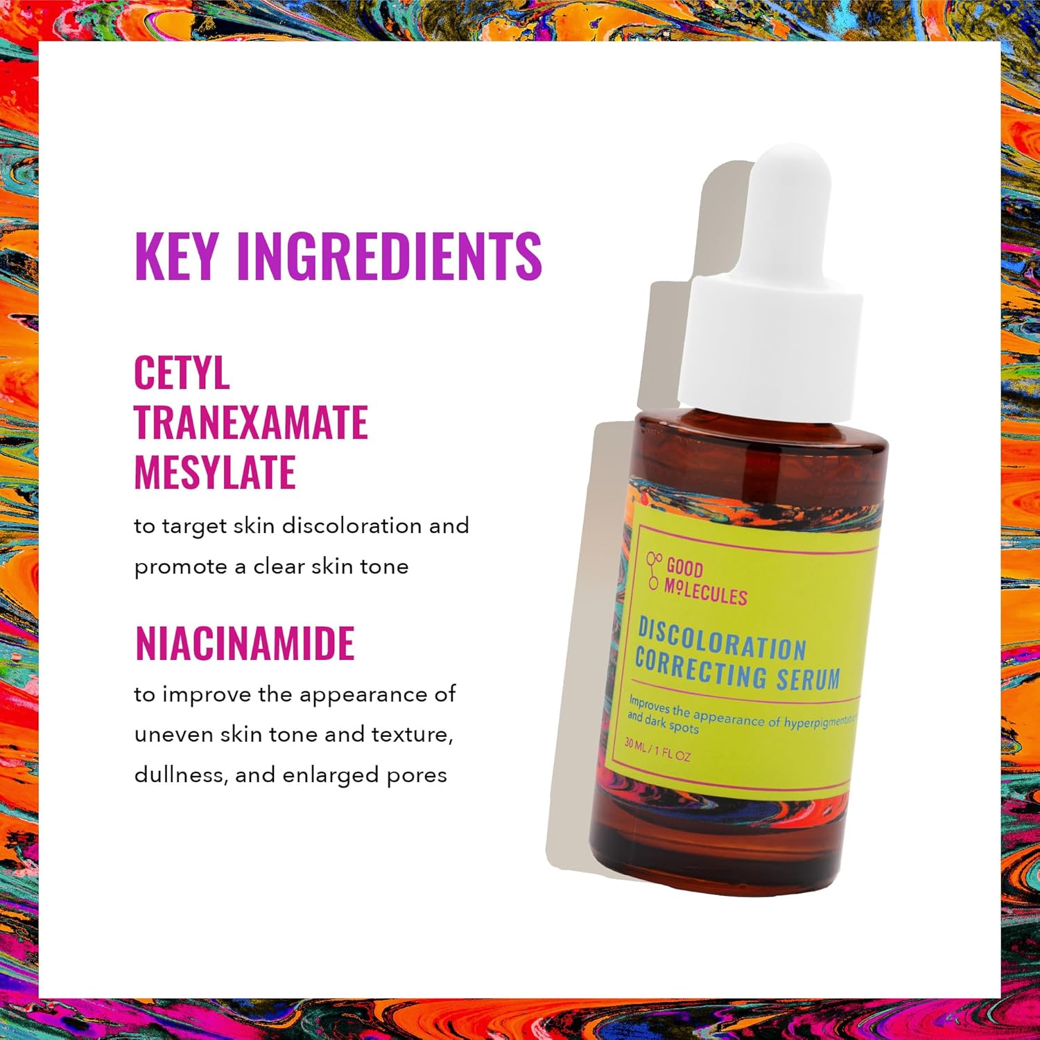 Good Molecules Discoloration Correcting Serum - Tranexamic Acid and Niacinamide Serum to Target Dark Spots and Hyperpigmentation - Skin Care for Face - Image 4