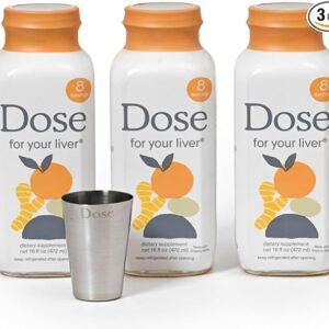 for your liver cleanse detox & repair, organic milk thistle supplement with turmeric, dandelion, ginger, and orange, promotes optimal liver function,16oz bottle, 3 pack (3 weeks supply)
