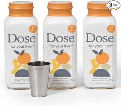 for your liver cleanse detox & repair, organic milk thistle supplement with turmeric, dandelion, ginger, and orange, promotes optimal liver function,16oz bottle, 3 pack (3 weeks supply)