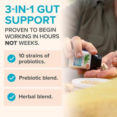 zenwise health digestive enzymes and bromelain for gut health probiotic multi enzymes with prebiotics and probiotics for women and men for digestive health and bloating relief for digestion 180 ct