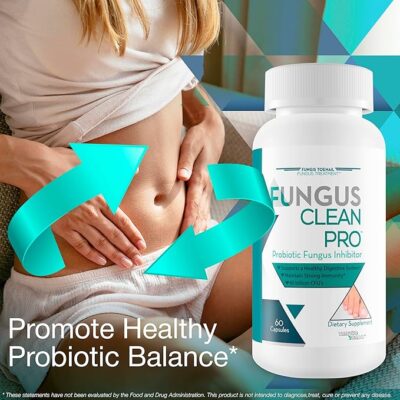 fungus clean pro probiotic fungus inhibitor fight off fungus from the inside out with this powerful fungus defense probiotic protect your body from fungus