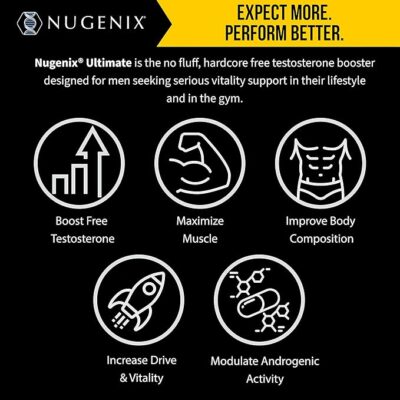 nugenix ultimate free testosterone booster 240 count